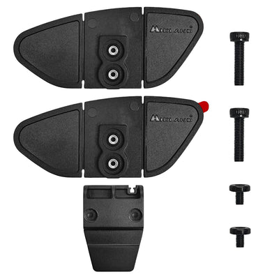 Midland Kit di montaggio interfono con basetta adesiva e clip aggancio a morsetto, set mounting kit per fissaggio interfoni della linea PRO