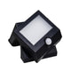Lampe solaire Life IP54, lumière de courtoisie 8lm, spot avec détecteur de mouvement, noir, 6500K