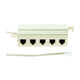 Life Adattatore modulare presa multipla 1 spina 5 prese Pin to Pin per rete telefonica