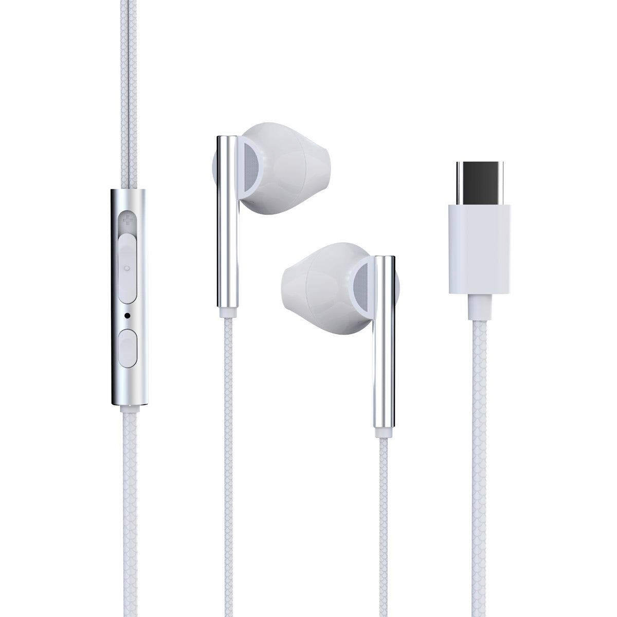 Trevi HMP 700 C Cuffie usb type-c digital, auricolari stereo con microfono, cavo anti-groviglio da 1.2m