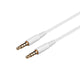 ISNATCH Cavo audio con spina Jack 3,5 mm oro, cavo AUX stereo, cavo stereo resistente da 1,2 m