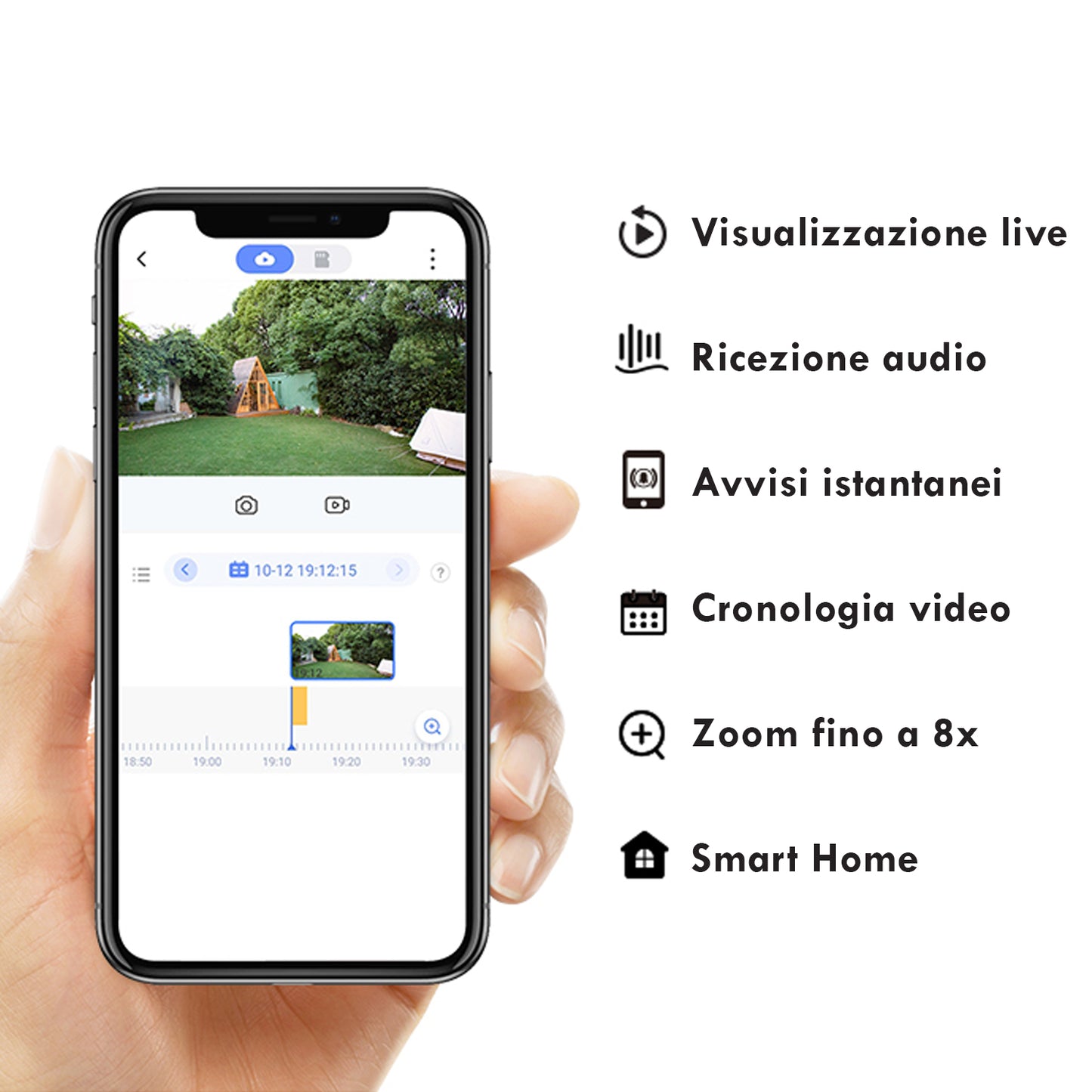 Ezviz C8C Wi-Fi Video Surveillance Camera, Motorized Security Camera, 8X Zoom, Night Vision, Waterproof