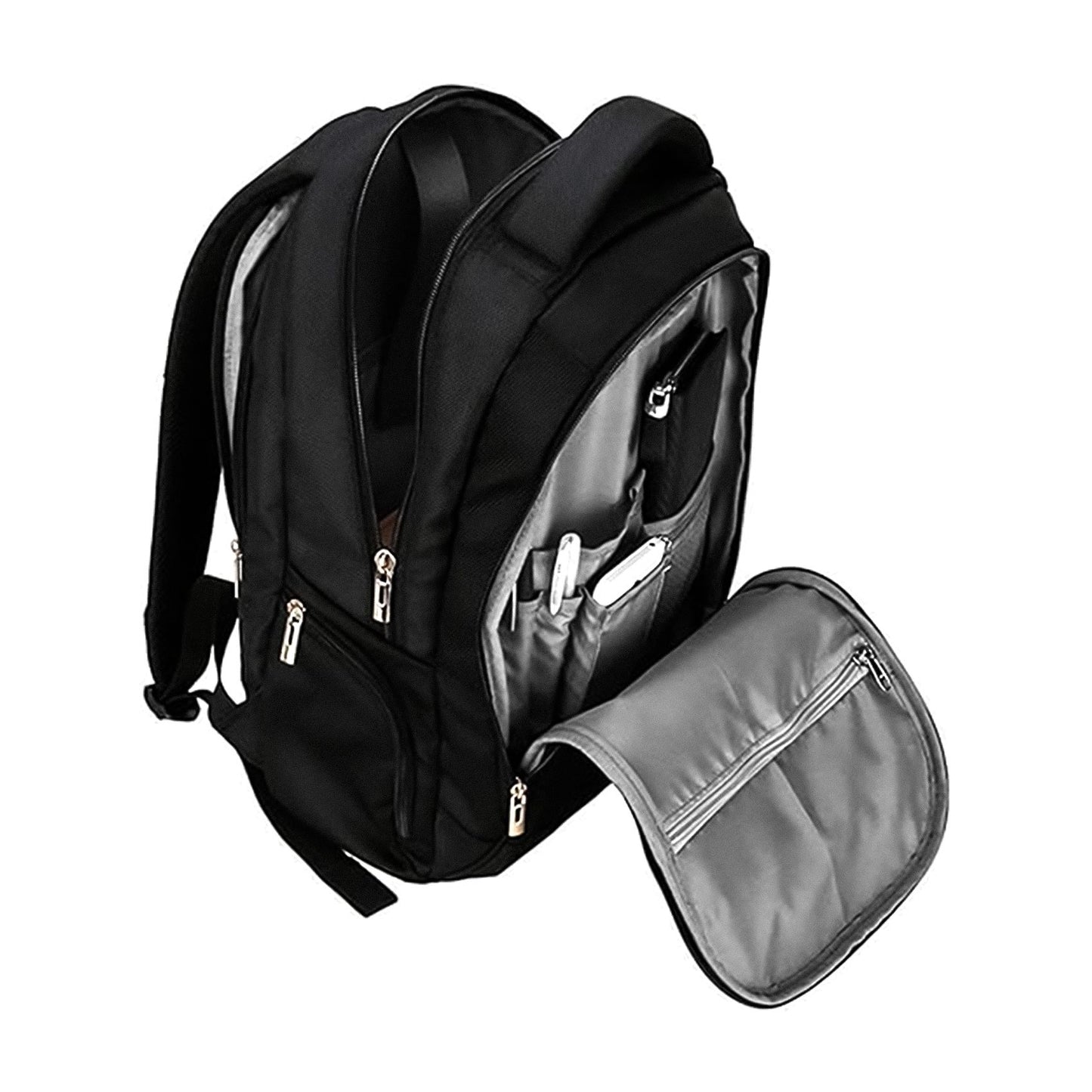 iSnatch Zaino per portatile leggero 20L con Indicatore di direzione LED, zaino con segnale luminoso per la notte, bici, moto e monopattino elettrico