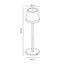 JOlight LED table lamp with rechargeable battery, black aluminum lampshades, touch switch, dimmable light intensity