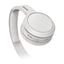 Philips TAH4205 Cuffie richiudibili bluetooth 5.0 con microfono, tasto Bass Boost, 29 ore di riproduzione, ricarica rapida, soppressione dei rumori, bianco opaco