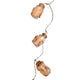 Lumineo 10 LED Battery Operated String Lights, Decorative Cork Bottle Light Bulbs, Ten Bulb Christmas Lights with Stars, Timer, Lasts Up to 80 Hours