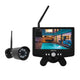 Kit de vidéosurveillance iSnatch, moniteur DVR 7" et caméra sans fil, caméra et moniteur de vidéosurveillance