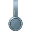 Philips TAH4205 Foldable Bluetooth 5.0 Headphones with Microphone, Bass Boost Button, 29 Hours Playtime, Fast Charging, Noise Suppression, Matte Blue
