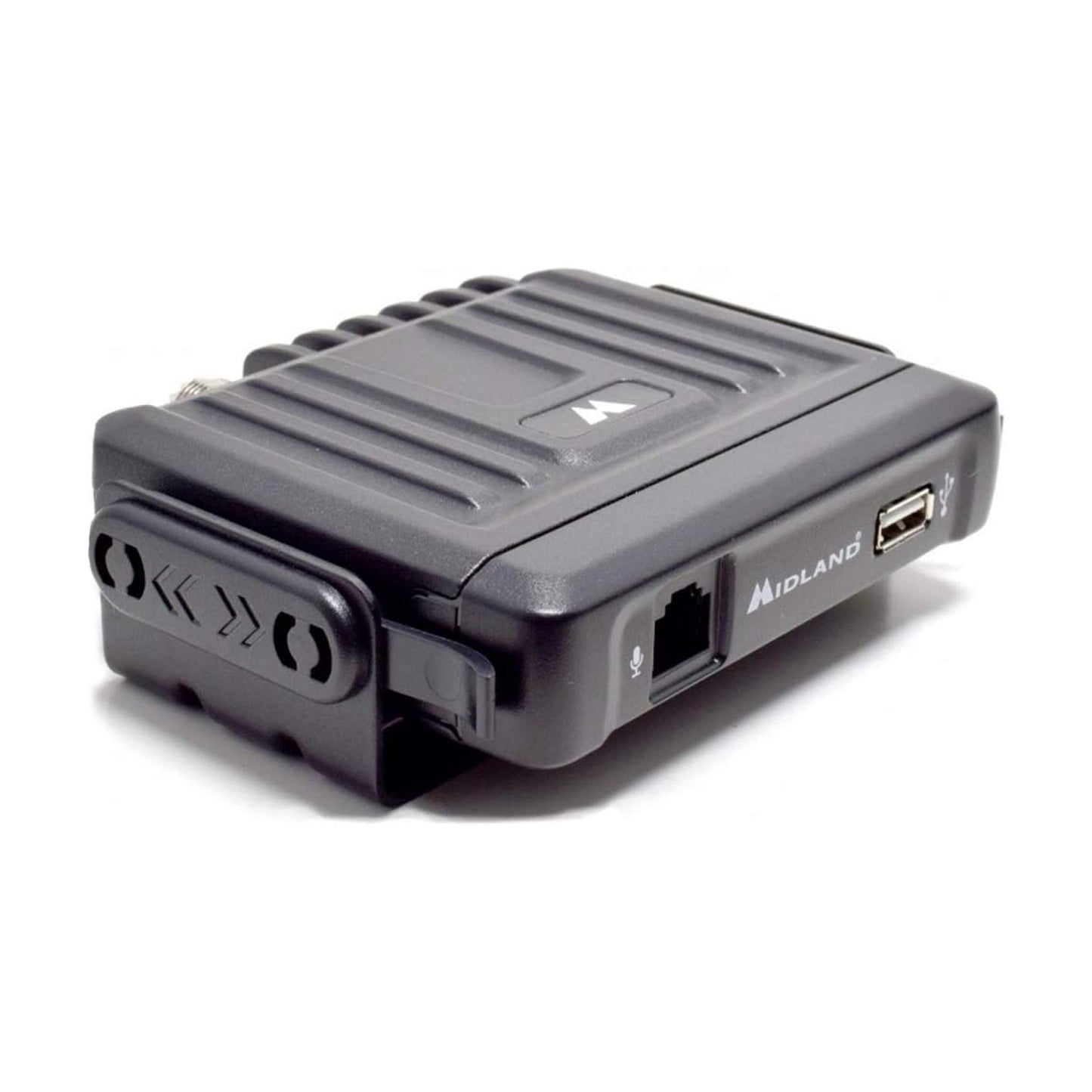 Midland M-5 CB Émetteur-récepteur radio multibande 40 canaux AM/FM pour véhicule, émetteur-récepteur compact avec commandes sur le microphone avec écran LCD, prise Kenwood 2 broches et USB