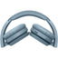 Philips TAH4205 Foldable Bluetooth 5.0 Headphones with Microphone, Bass Boost Button, 29 Hours Playtime, Fast Charging, Noise Suppression, Matte Blue