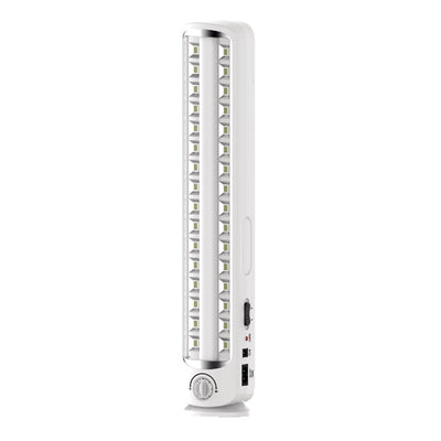O.N Lampada a led ricaricabile, lampada anti black-out, lampada da tavolo dimmerabile con 2 livelli di luminosità 9W