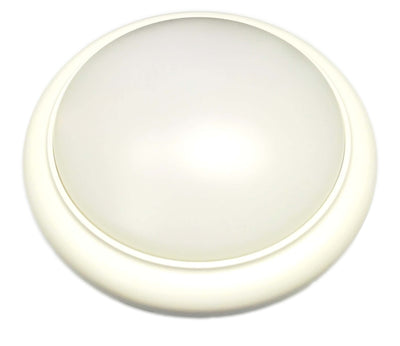 Corel Plafoniera tonda a LED, lampada da parete 15W, luce naturale 4000K, ø 180mm, protezione IP65