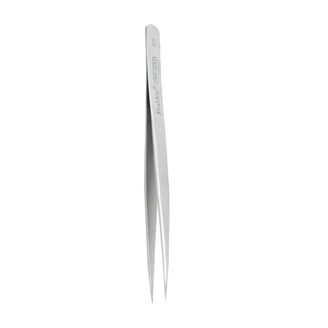 PRO'SKIT Pince à ressort pointe fine en pince de précision inox amagnétique