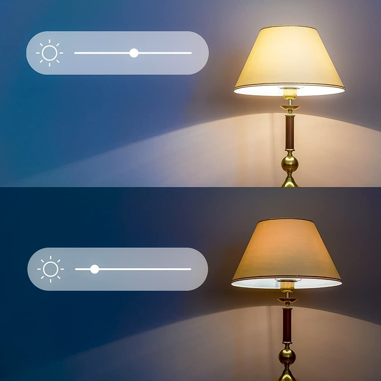 Ampoule LED Ezviz LB1 Smart Wi-Fi, 8W 806 Lumen, commandes vocales, compatible avec Alexa, douille E27, lumière chaude 2700K, dimmable