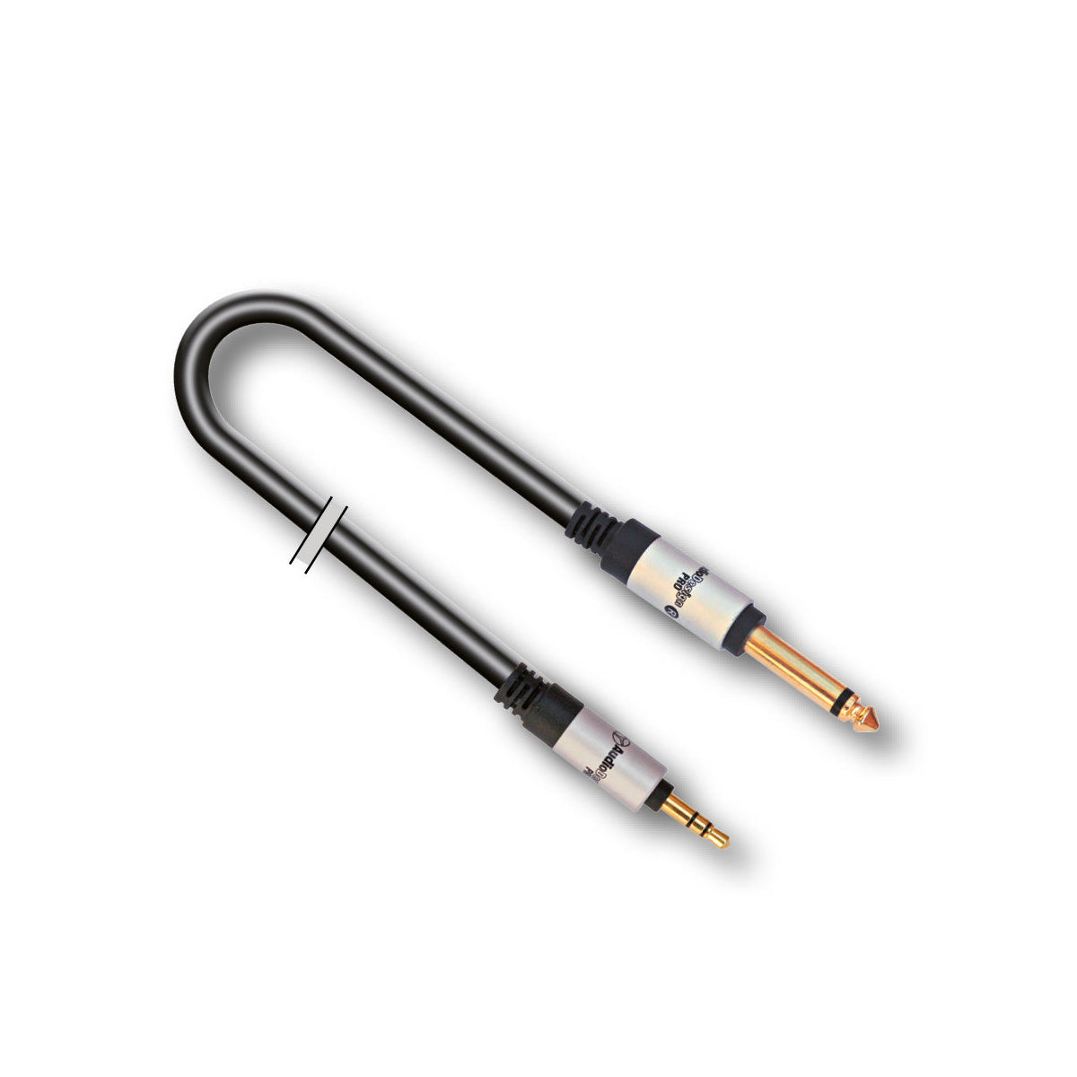 Audiodesign X-PRO jack 3.5 mono stereo adapter cable, professional cable, 150 cm
