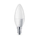 ON Smart wifi bulb, E14 smart bulb, voice control and via app, dimmable RGB colored light bulb, 470 lm