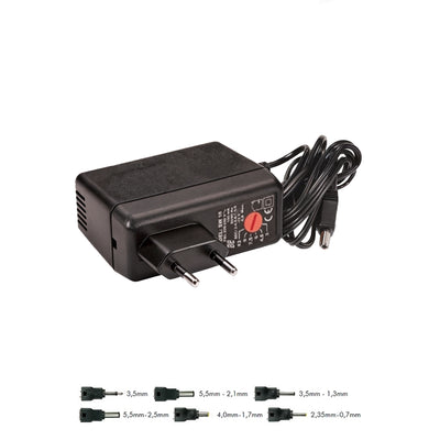 Alimentatore switching 25,2W uscita regolabile 3-12V 3000mA SW25-40050
