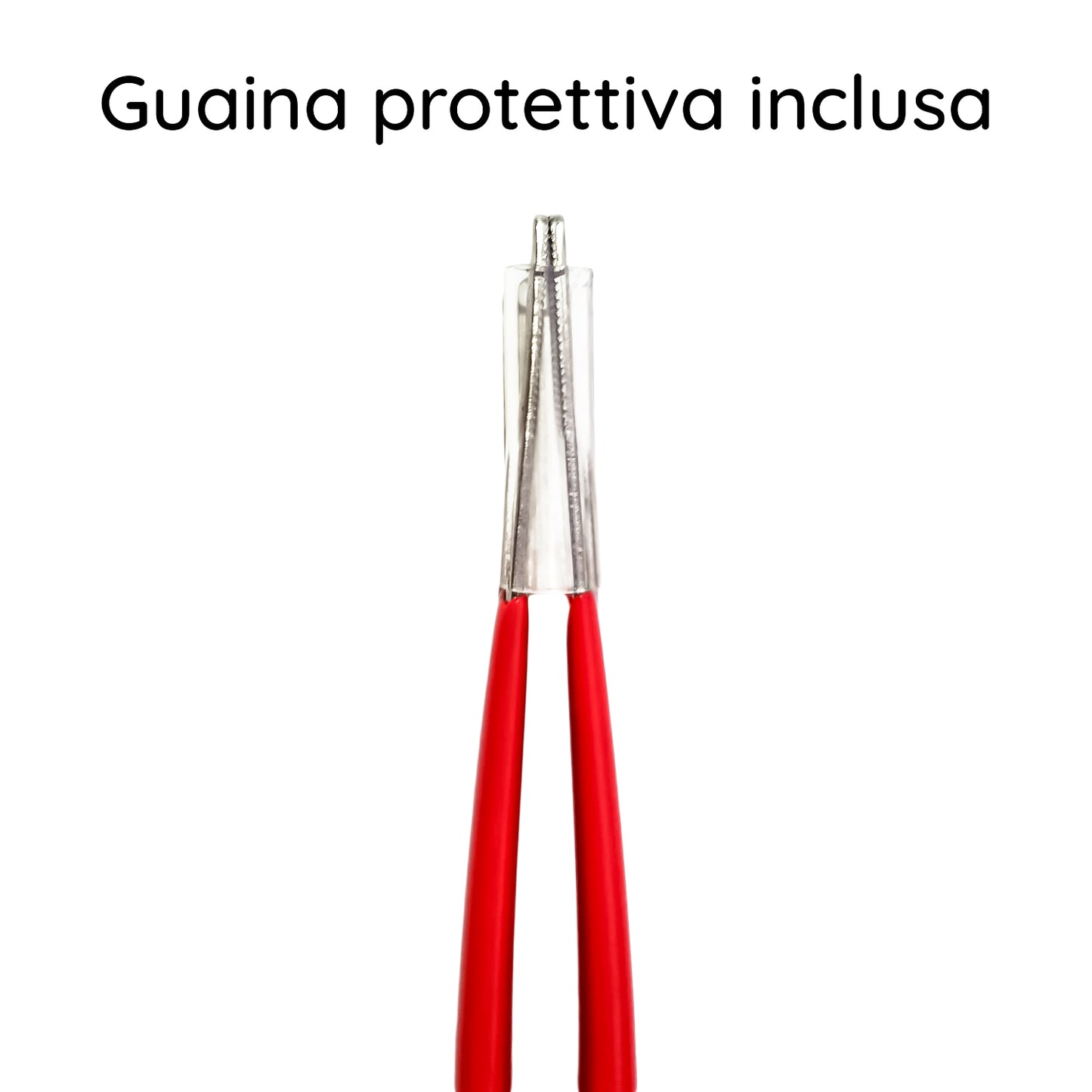 Pro'skit pair of tweezers with insulated handle, high grip nose, curved nose pliers with pointed tip, antistatic precision tweezers