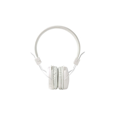 Nedis Cuffie wireless, Bluetooth, cuffie a padiglione aperto, pieghevole, bianco, cuffie ricaricarbili