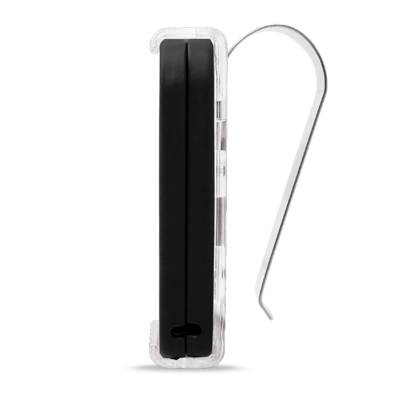 WHY EVO MINI Multi-frequency rolling code remote control from 280 to 868 MHz with Visor Clip, programmable self-learning gate opener, wide-range radio control with 4 buttons, black licorice