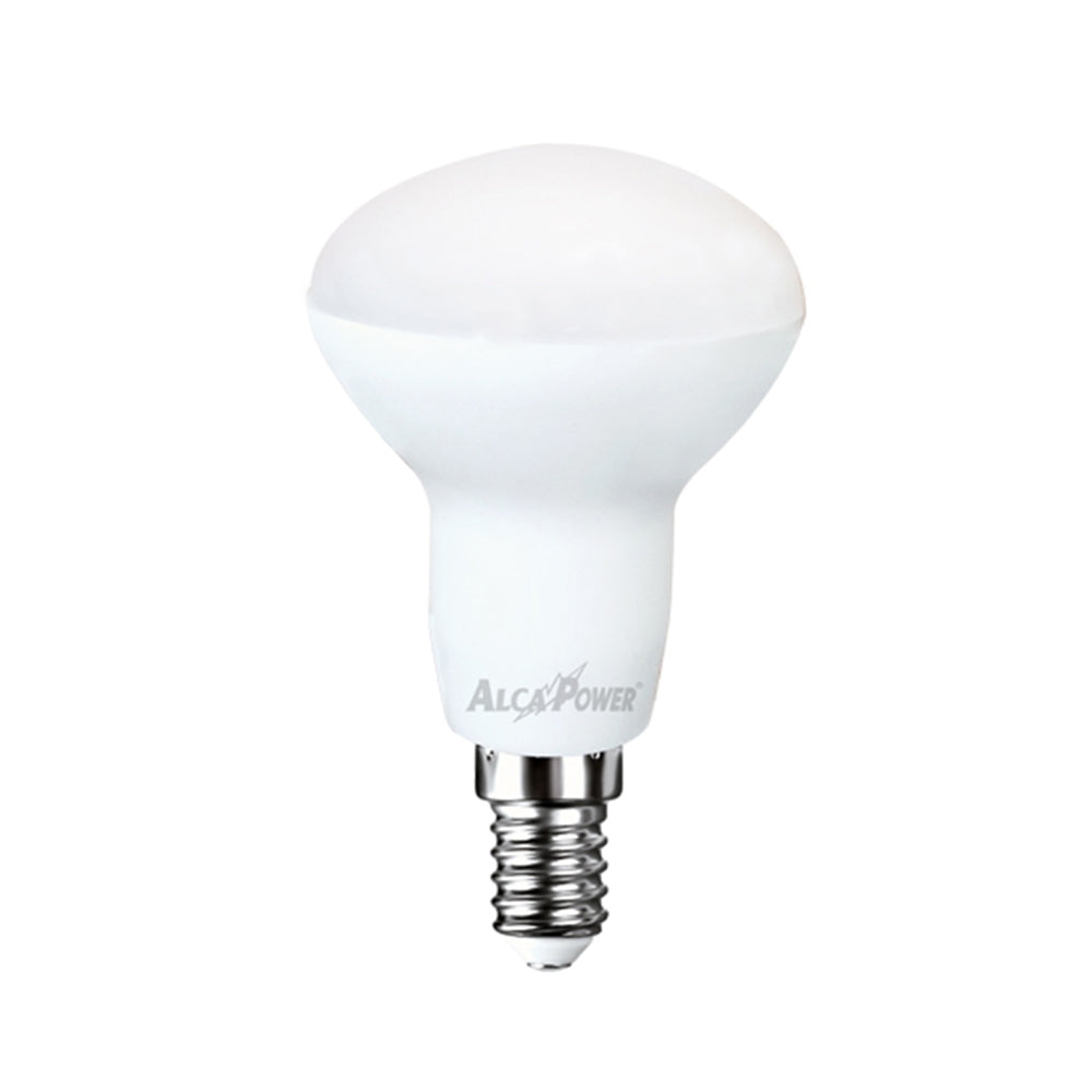 Ampoule LED champignon ALCAPOWER 6W, R50, lumière chaude 3000K, puissance lumineuse 420 lumens, douille E14, 175-250V