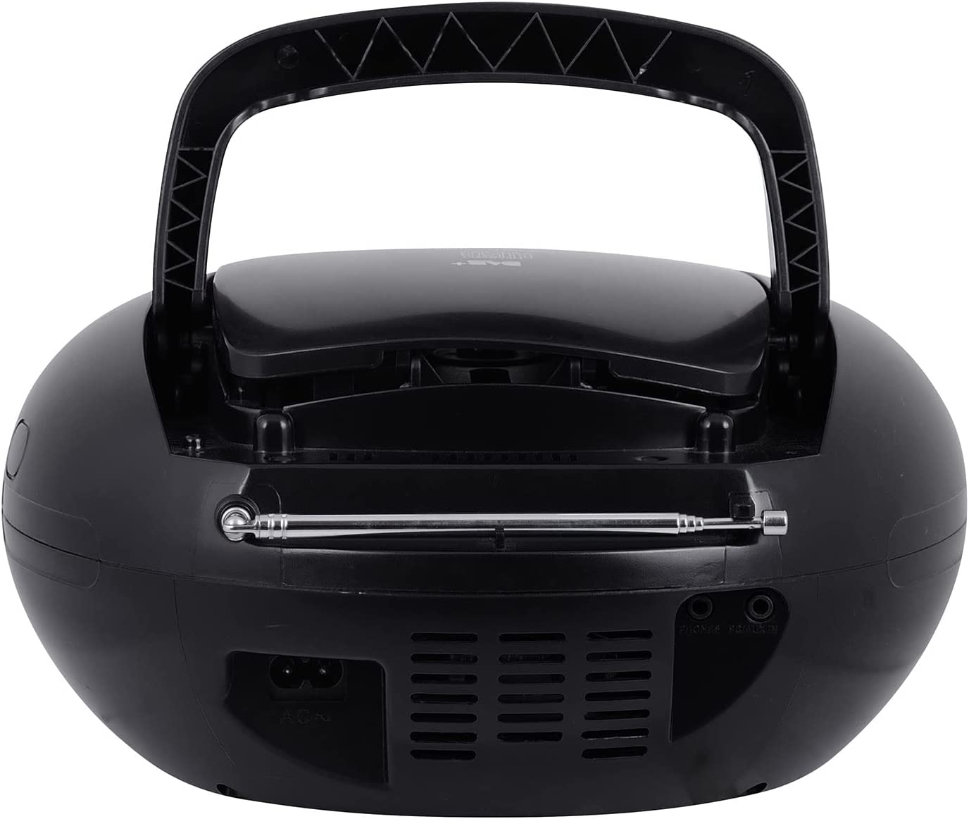Trevi Stereo portatile Boombox Dab+ con lettore CD/MP3, display Dot Matrix e ingresso USB