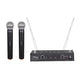 Audiodesign Ensemble microphone sans fil VHF à fréquence fixe, fonction mute sur le microphone