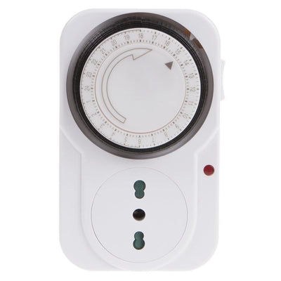 Alphi International Timer programmabile con presa elettrica, presa elettrica temporizzata con timer analogico