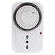 Alphi International Programmable Timer with Electrical Socket, Timed Electrical Socket with Analog Timer