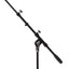 AudioDesign PRO PA MS 1 Professional microphone stand, metal main joint, universal microphone holder, telescopic rod, cable clip