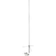 Antenne de base Falkos MA-1500 VHF/UHF 144/430 Mhz, longueur 135 cm, deux brides incluses, antenne double bande en fibre de verre
