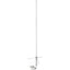 Antenne de base Falkos MA-1300 VHF/UHF 144/430 Mhz, longueur 135 cm, deux brides incluses, antenne double bande en fibre de verre