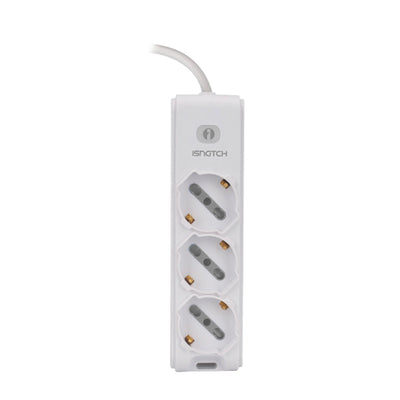 iSnatch multipresa 3 posizioni, multipresa smart wifi, multipresa universale con controllo vocale, ciabatta multipresa, presa multipla 1,5 m