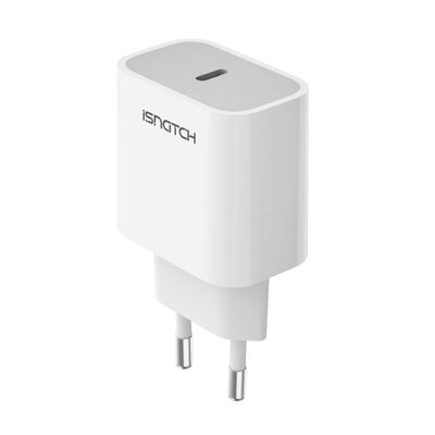 Alimentation iSnatch avec sortie USB Type-C, chargeur rapide, chargeur pour smartphone et tablette 20 W