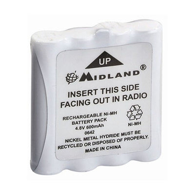 Rechargeable batteries 800 mAh Ni-MH Midland PB-G6/G8 compatible with G6 G8 M24/48/99-S C881