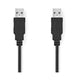 Nedis cavo adattatore USB 2.0 maschio a USB-A maschio per smartphone, pc o tablet, placcato nickel 2 m