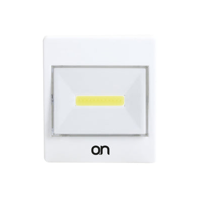 O.N Cobby Punto luce LED a batteria con pulsante e interruttore integrato 2W, luce notturna
