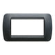 Bticino 4-module plate for support, light switch plate, from the Livinglight series