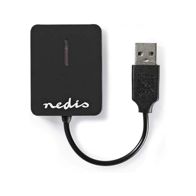 Nedis Lettore di schede di memoria USB 2.0 all-in-one da viaggio, lettore di schede multiple plug&play