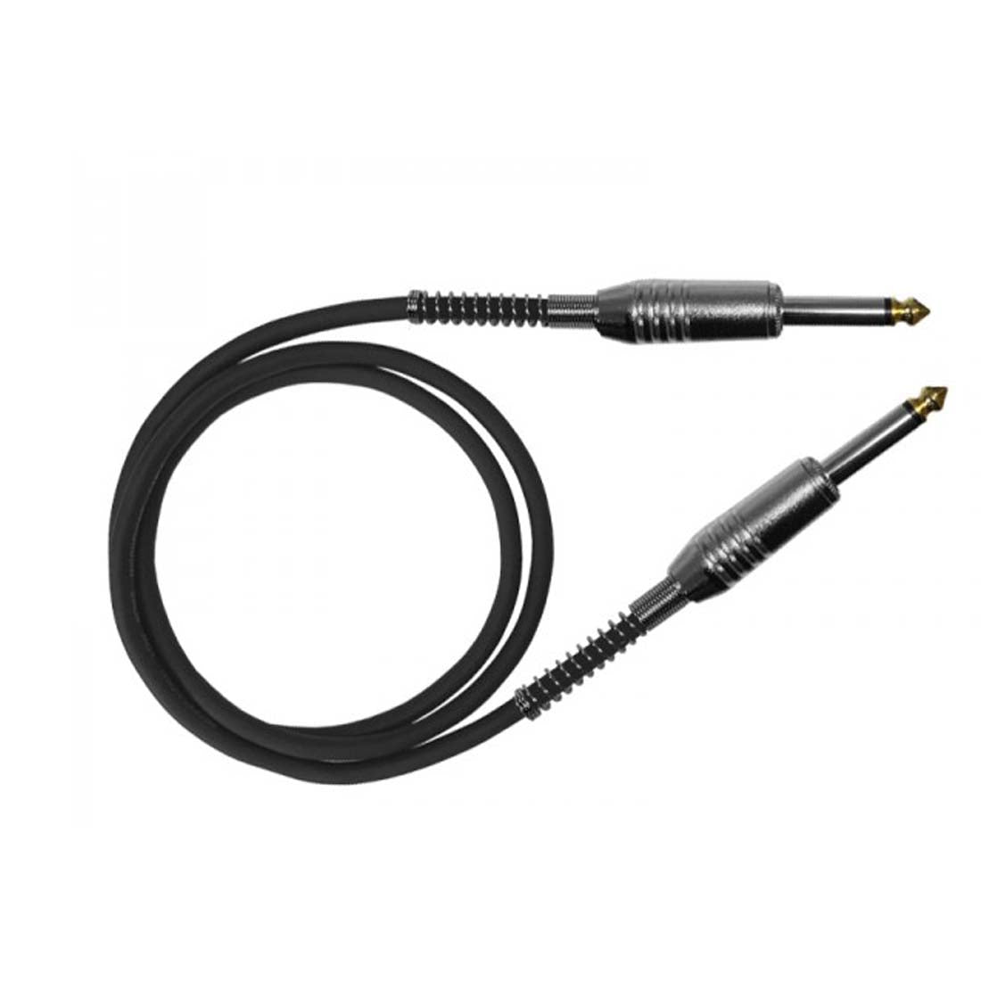 ZZIPP Cavo audio sbilanciato, cavo Jack (TS) 6.35 mm, cavo audio professionale, 1 metro