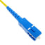 GBC Cavo patch in fibra ottica da 3m, cavo con connettori SC/APC, tipo simplex monomodale, diametro fibra 9/125 micron