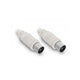 Metronic Coaxial TV Extension Cable M/M, câble coaxial pour antenne TV blanc, 5 mètres blanc