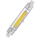 ON Cob Glass LED bulb, 6000K cold light, ultra slim R7S, 5W, instant on and energy class A+