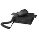 Monacor Amplificateur de mixage mono PA avec microphone portable, haut-parleur intégré, entrées RCA et jack 6,3 mm, amplificateur noir 2 canaux
