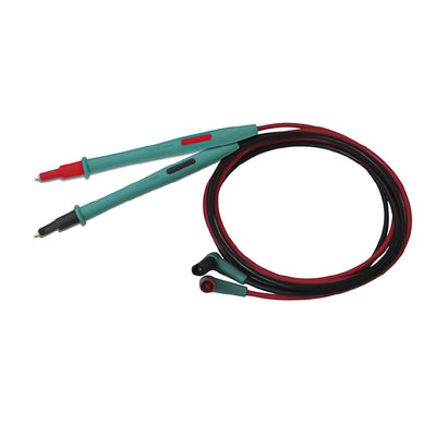 Pro'skit Two-Color Insulated Test Leads for CAT III 1000V Testers, 90cm Test Leads for Multimeter, Right Angle Plug, Banana Connectors