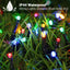 GESCO Catena luminosa per esterno 20 metri, luci led con 8 funzioni, 300 led colorate, luci led decorative Natale, illuminazione casa, ghirlanda luce