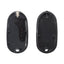 Cover di ricambio per telecomando apricancello Be Happy RS3, inclusi 3 pulsanti rossi e indicatore trasparente, guscio colore grigio