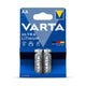 Varta Batteria stilo AA 1.5V, batteria al litio mignon 1100 mAh, confezione da 2