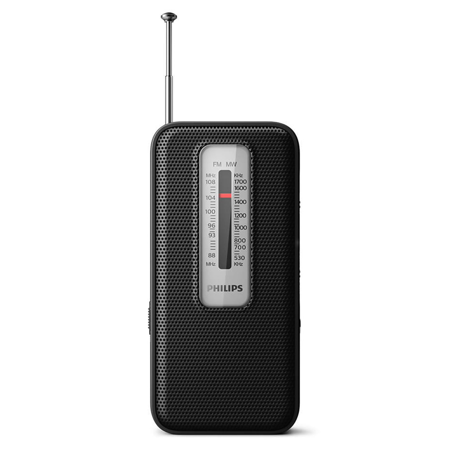 Philips Pocket Classic Radio FM MW portable et de poche avec antenne rétractable, haut-parleur mono intégré, entrée casque jack 3,5 mm