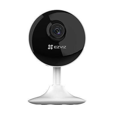 Ezviz C1C-B Telecamera Smart Home Wi-Fi 1080p, camera di videosorveglianza da interno con base, visione notturna, avvisi acustici e audio bidirezionale